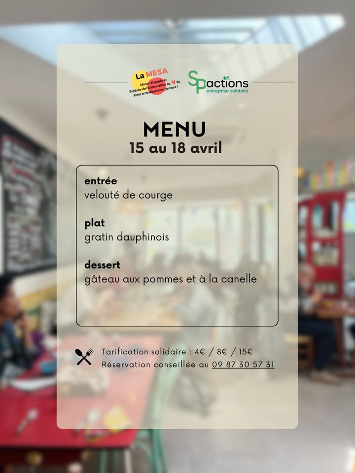 MESA - Maison Engagée et Solidaire de l'Alimentation