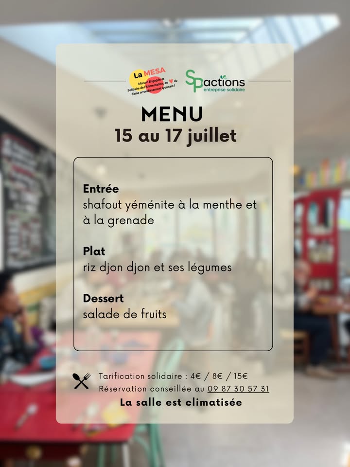 MESA - Maison Engagée et Solidaire de l'Alimentation