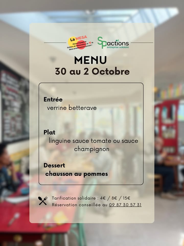 MESA - Maison Engagée et Solidaire de l'Alimentation