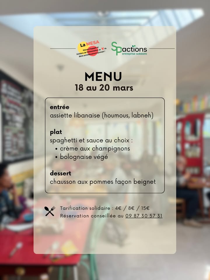 MESA - Maison Engagée et Solidaire de l'Alimentation